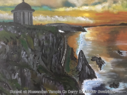 Mussendum Temple at Sunset Co Derry